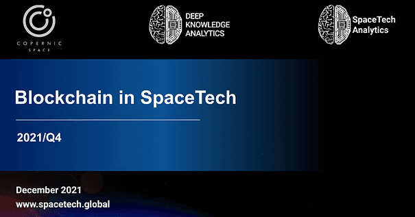 Copernic Space partners with SpaceTech Analytics and release joint report on Blockchain in Space